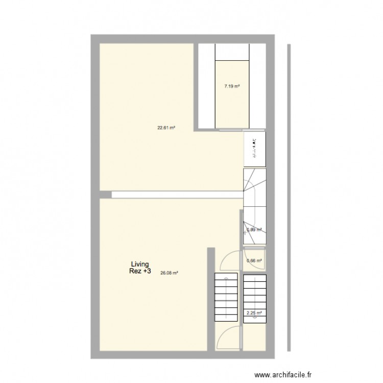 Marie José Rez3 Newsans terrasse. Plan de 0 pièce et 0 m2