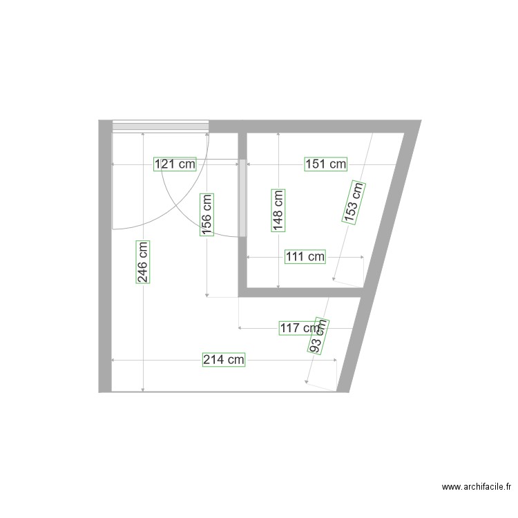 buanderie. Plan de 0 pièce et 0 m2