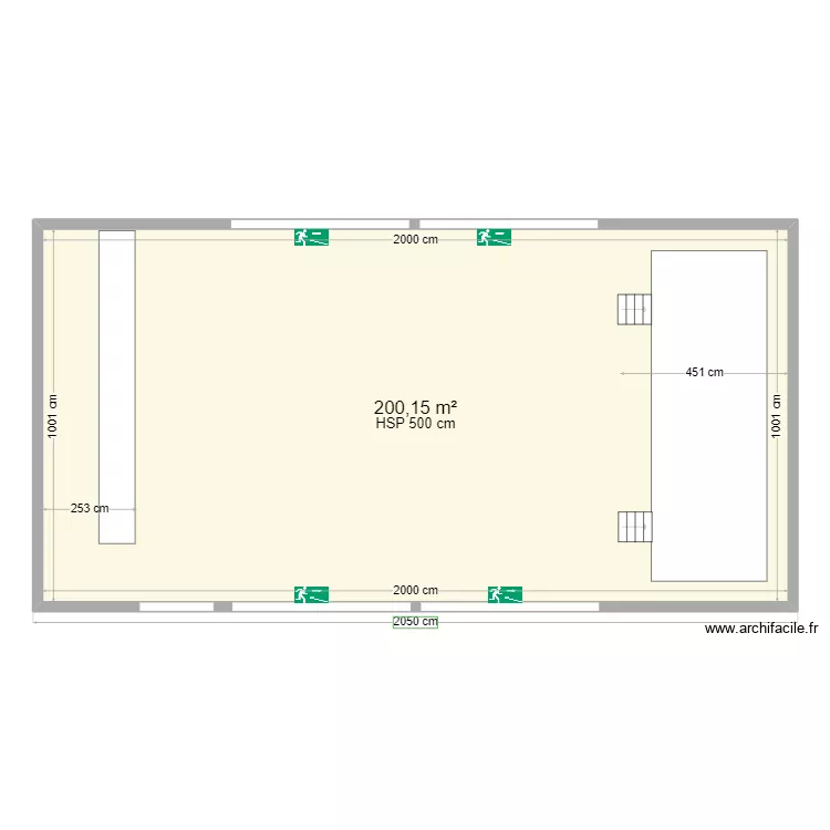 CHAPITEAU MONT PLAGE. Plan de 