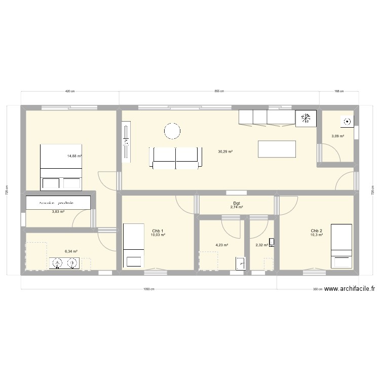 Plan 2. Plan de 0 pièce et 0 m2