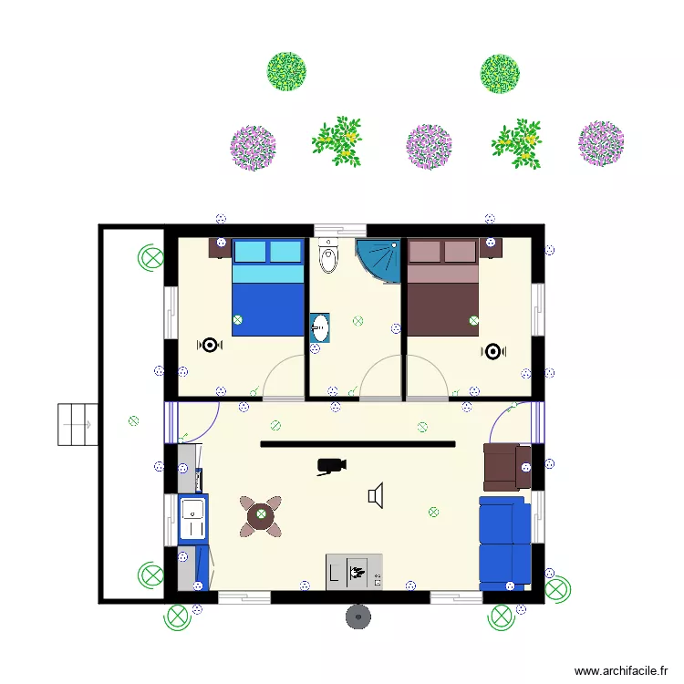 Mon chalet029. Plan de 