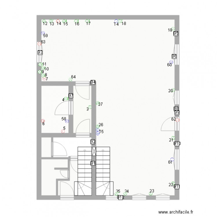  sylvain logement1 RdC Prise. Plan de 0 pièce et 0 m2