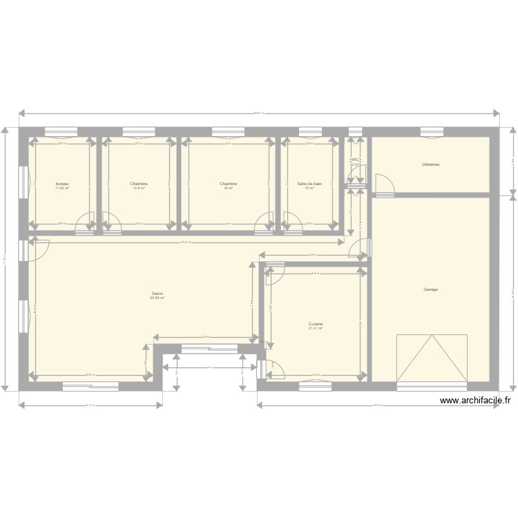 maison. Plan de 0 pièce et 0 m2