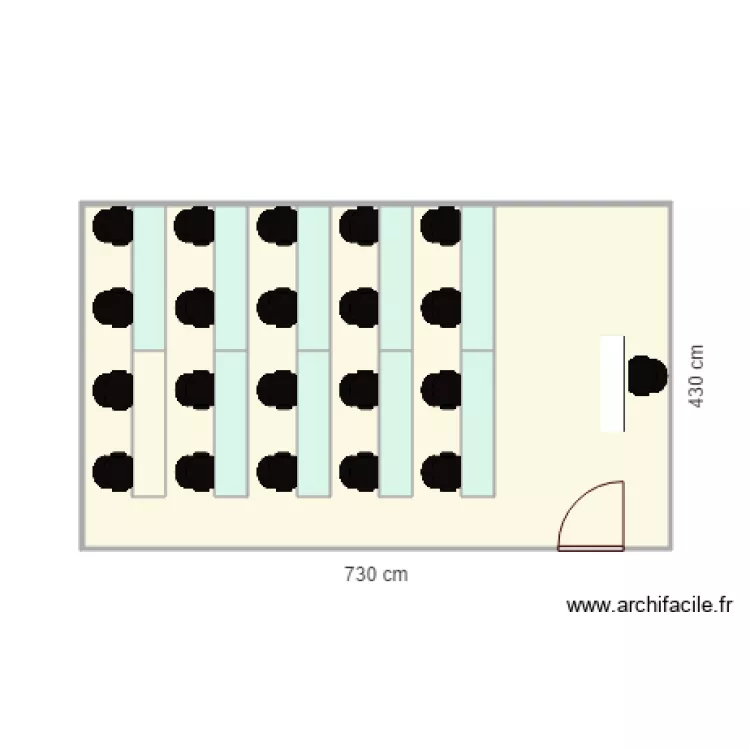 salle rouge disposition covid1 mini. Plan de 