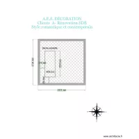 Mur II en c&eacute;ramique avec  s&egrave;che-serviette