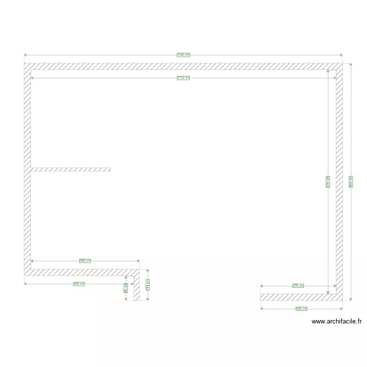 Maison Saint Hilaire. Plan de 