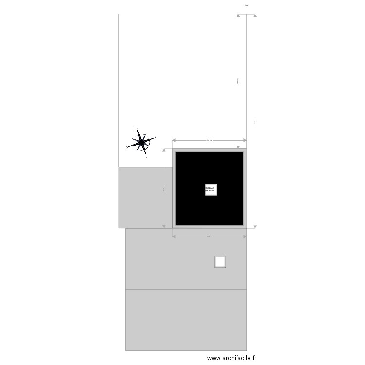 toiture extension. Plan de 0 pièce et 0 m2