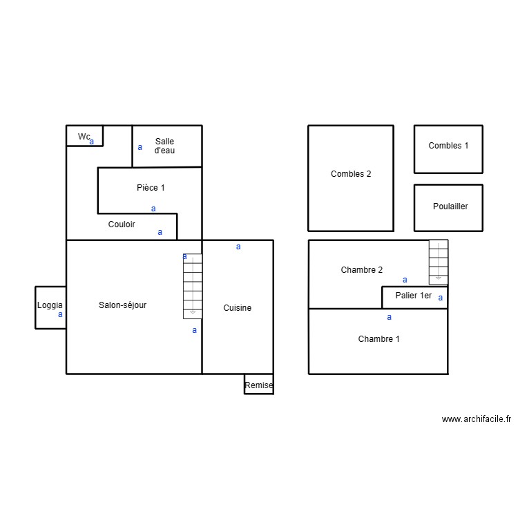 BANNALEC CHARTIER. Plan de 0 pièce et 0 m2