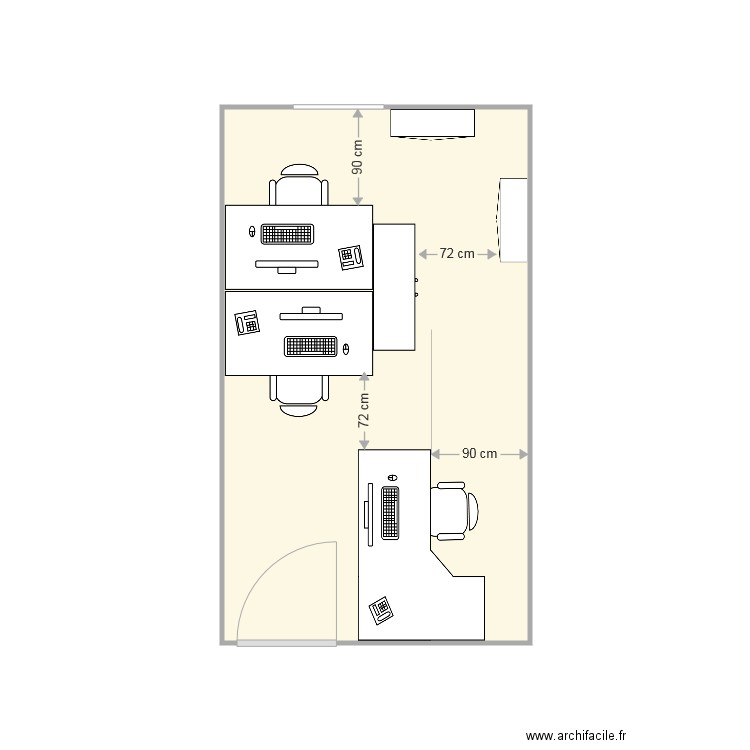 bureau chir ORL. Plan de 0 pièce et 0 m2