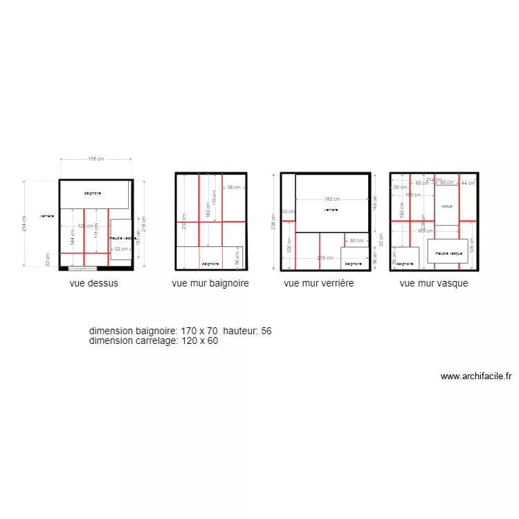 sdb bourhis plan elec 33. Plan de sdb bourhis plan elec 33. Plan de