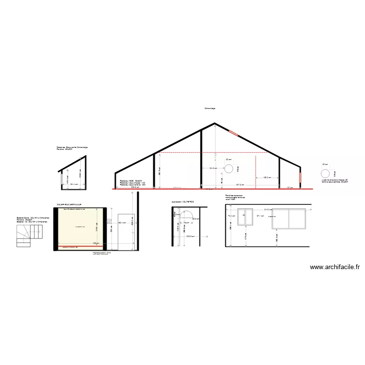 DETAIL COTE CHELLES V1. Plan de 