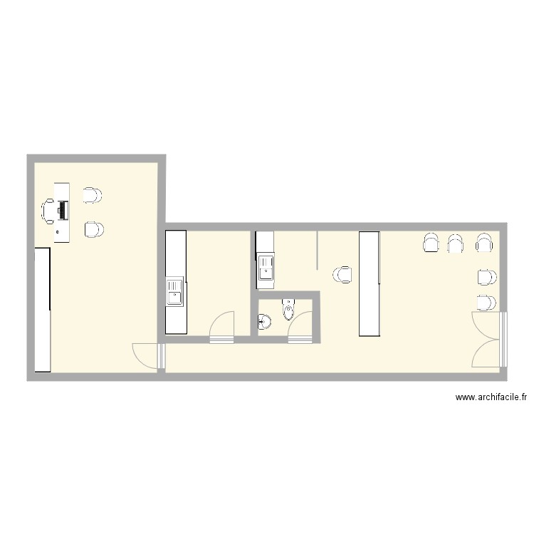 Cabinet POISSONNIER. Plan de 0 pièce et 0 m2