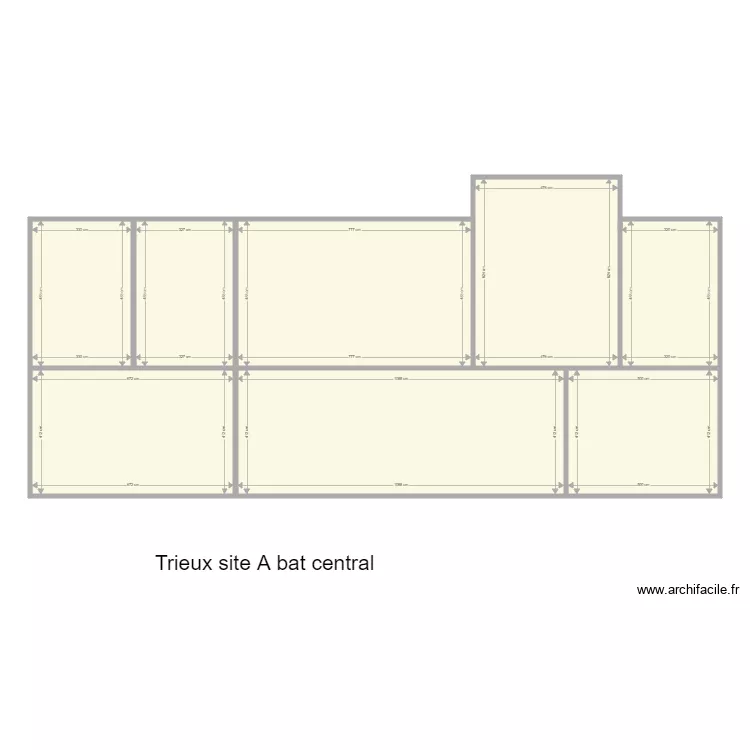 Trieux site A ( bat central) . Plan de 0 pièce et 0 m2