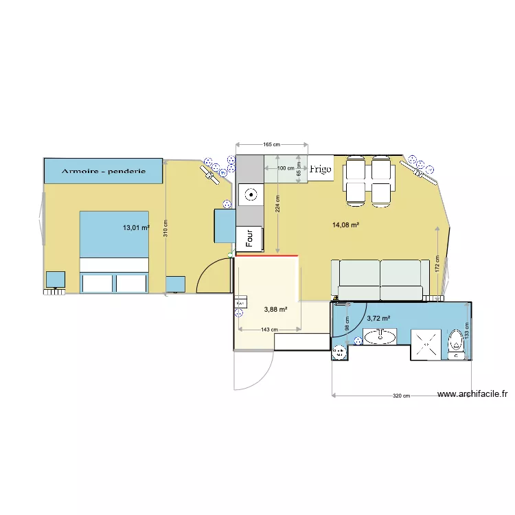 CHOISY LE ROI T2 ORIGINAL. Plan de 