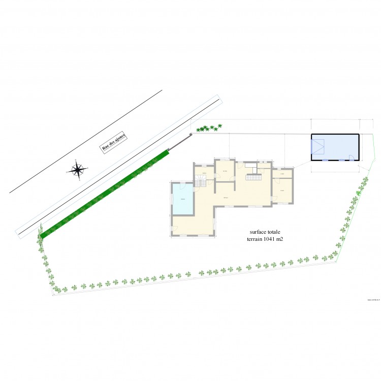 Plan situation buanderie. Plan de 0 pièce et 0 m2