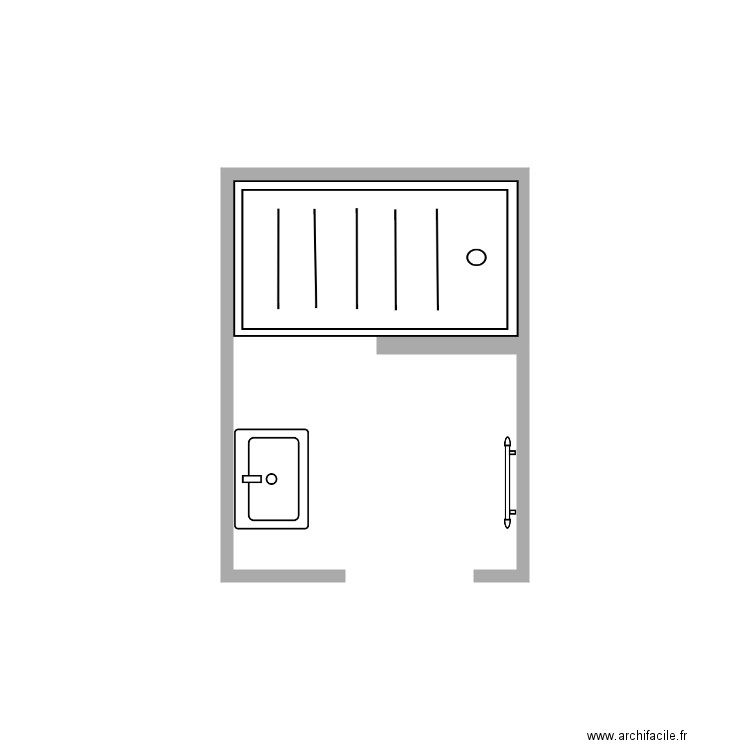 Salle de Bain 3. Plan de 0 pièce et 0 m2