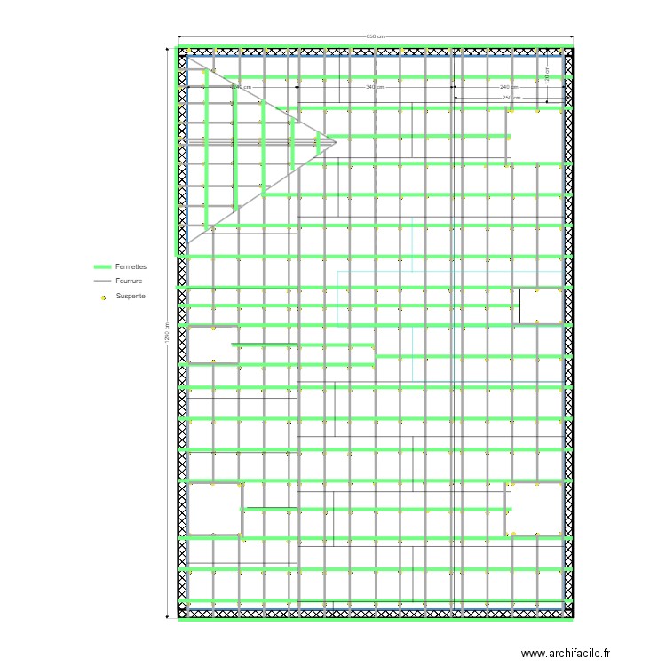 MAISON PLACO PLAFOND  ETAGE. Plan de 0 pièce et 0 m2