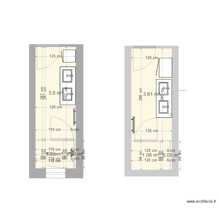 salle de douche. Plan de 0 pièce et 0 m2