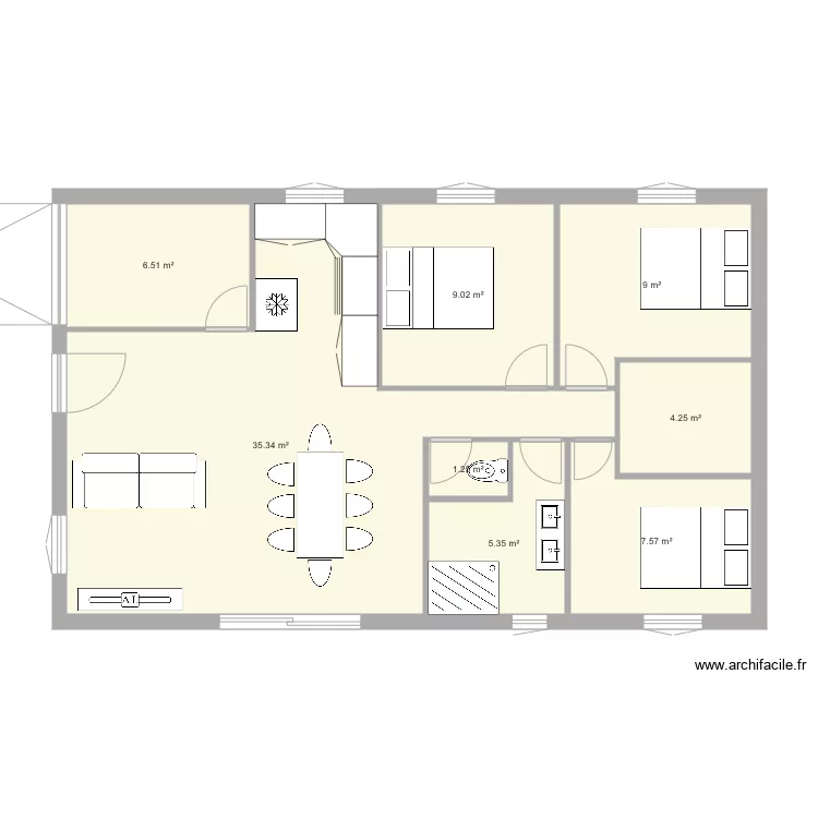 maison charles. Plan de 