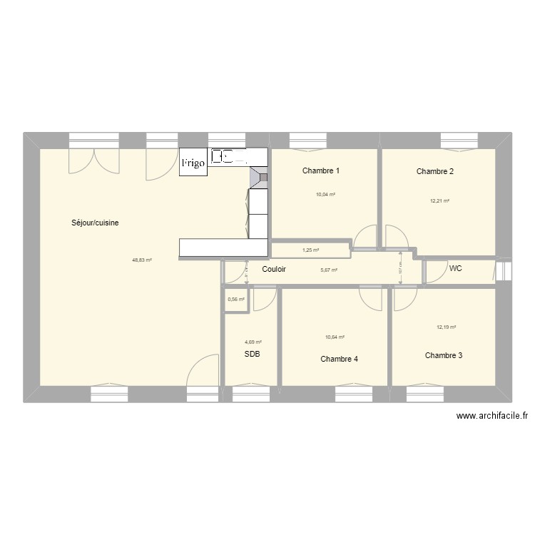 St Jean d'Illac 2 plan intitial. Plan de 0 pièce et 0 m2