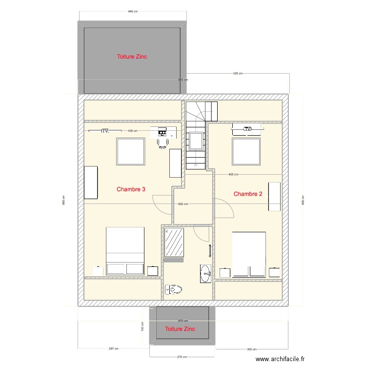 Plan étage 2. Plan de 0 pièce et 0 m2