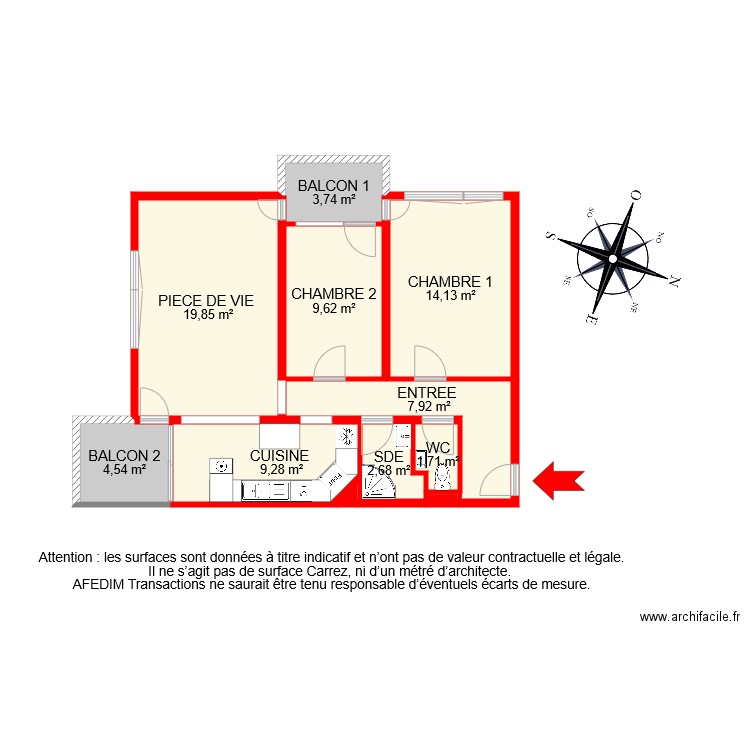 BI 6449 . Plan de 0 pièce et 0 m2