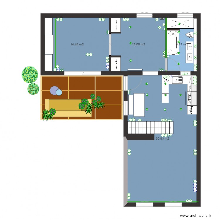 Appart Biriatou 25 mars 2015 Eléctricité. Plan de 0 pièce et 0 m2