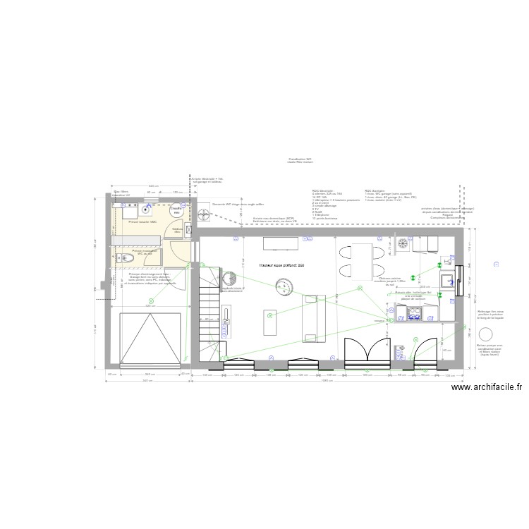 Maison Lisa RDC Définitif 03 11 19 avec cellier. Plan de 0 pièce et 0 m2
