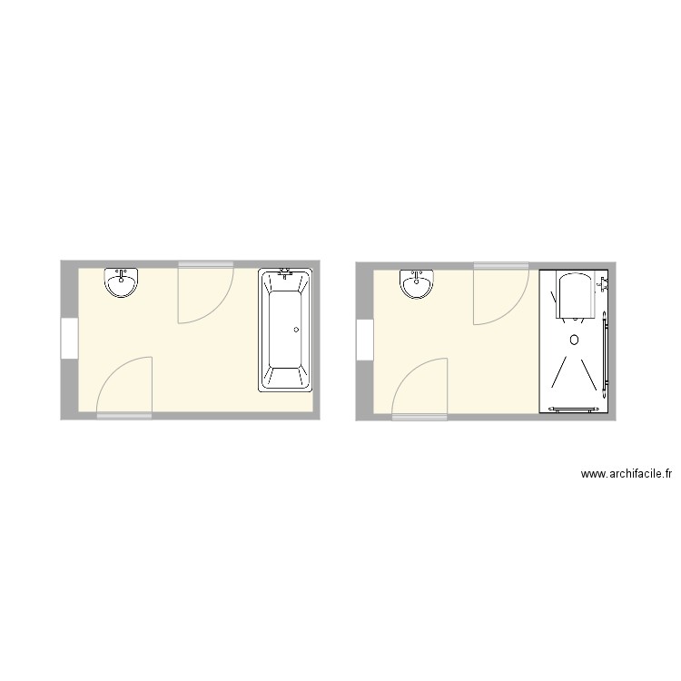 CHAVIGNY SdB. Plan de 0 pièce et 0 m2