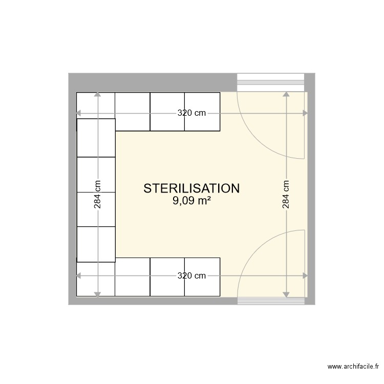 So Clinic Stérilisation. Plan de 0 pièce et 0 m2