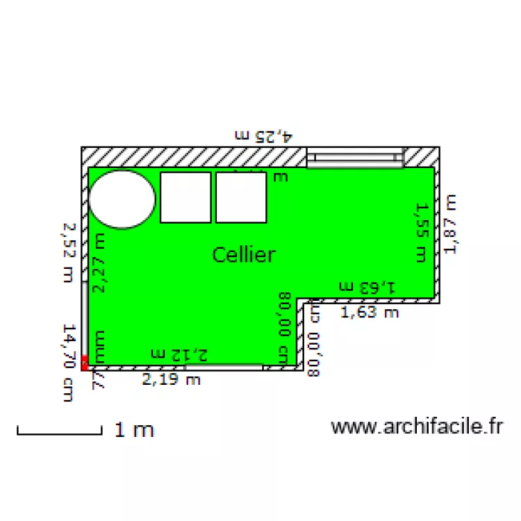 Cellier. Plan de 