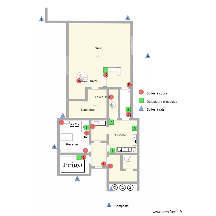 Le Barisart. Plan de 