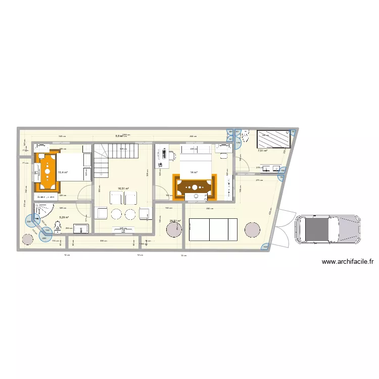 chezFAT Etage. Plan de 