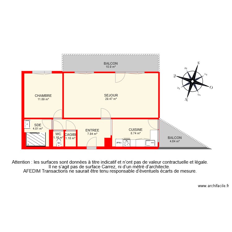 BI 5117 . Plan de 0 pièce et 0 m2