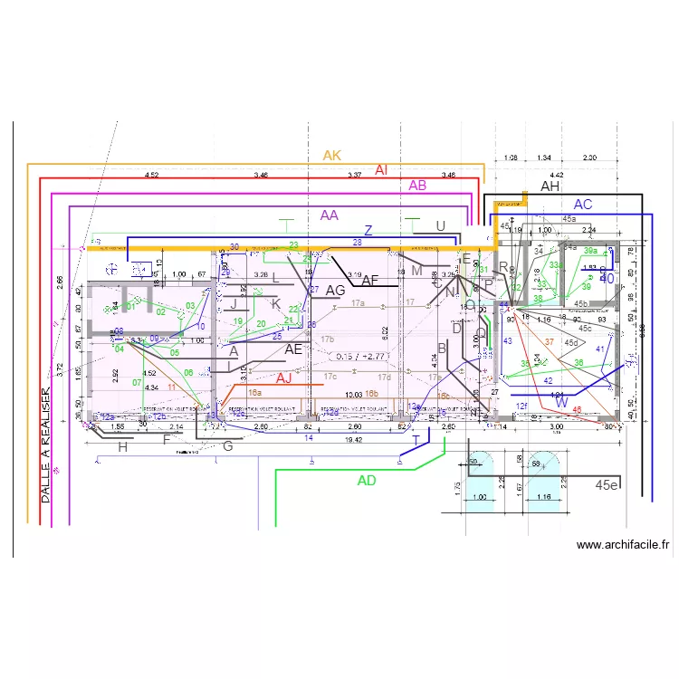 JP vieux habitant. Plan de 