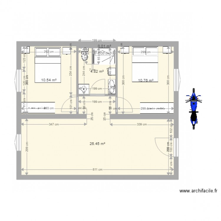 appart RDC cotation. Plan de 0 pièce et 0 m2