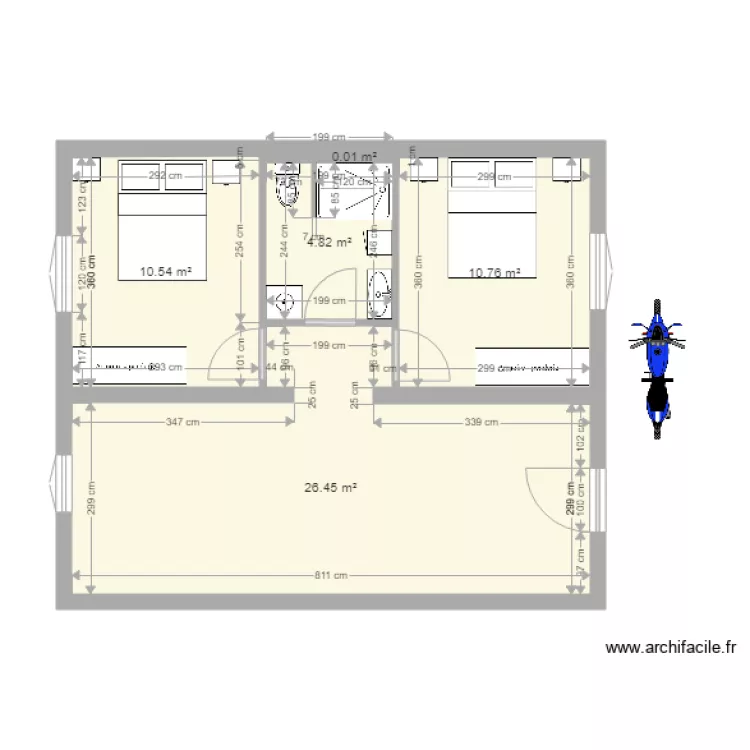 appart RDC cotation. Plan de appart RDC cotation. Plan de