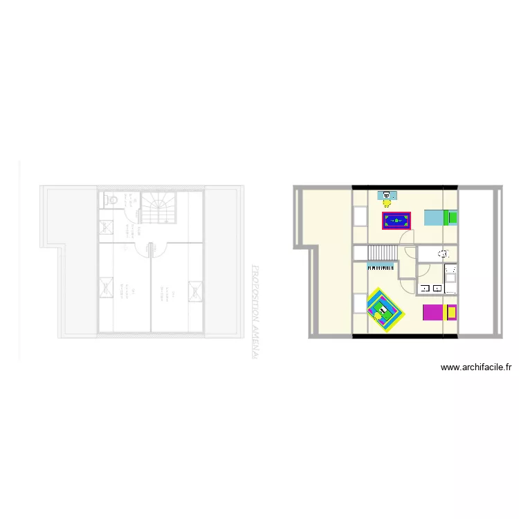Etage mini 3. Plan de 