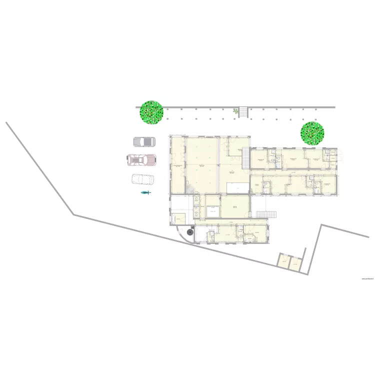 hotel les trois chenes 2. Plan de 