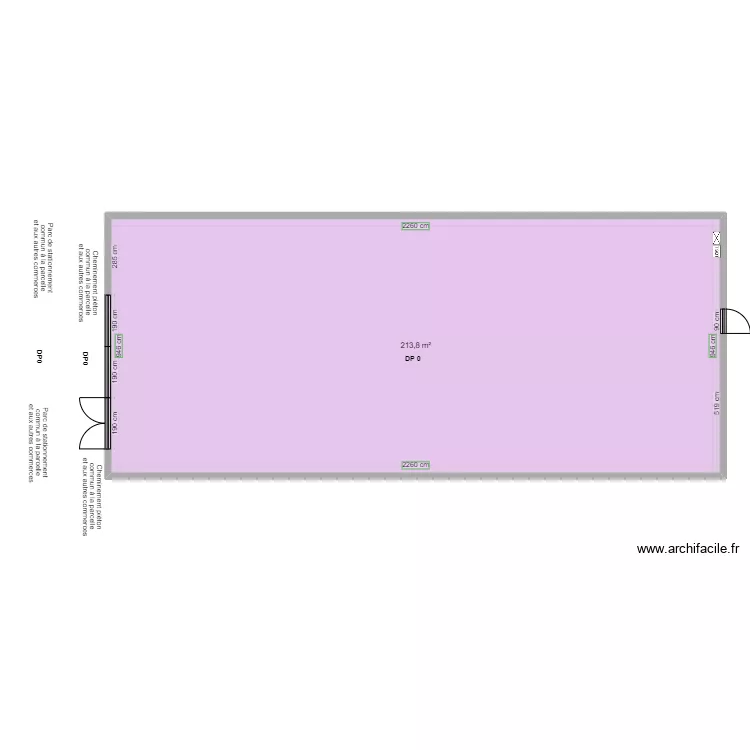 PADD LIMAY AVANT TRAVAUX. Plan de 