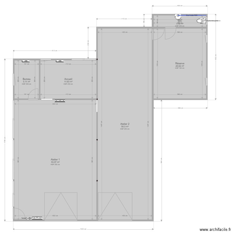 Local MPB Peyrehorade. Plan de 0 pièce et 0 m2