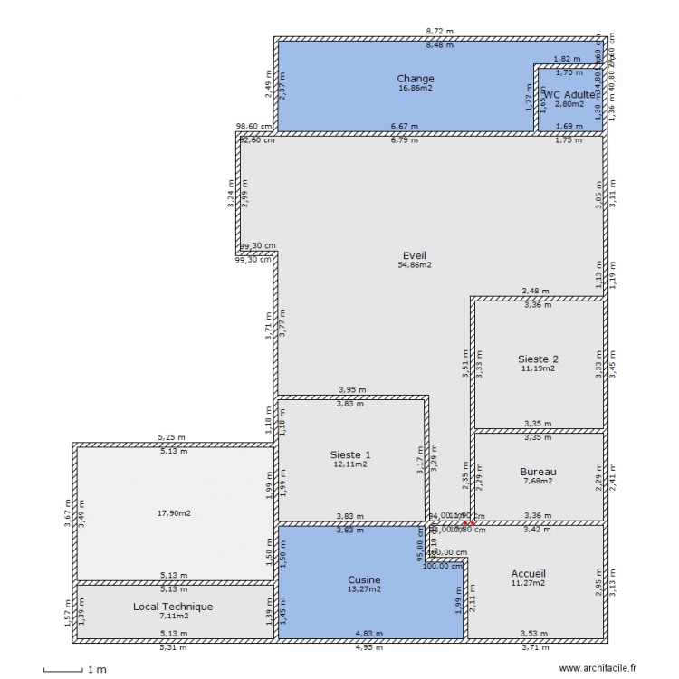 Saclas 1. Plan de 0 pièce et 0 m2