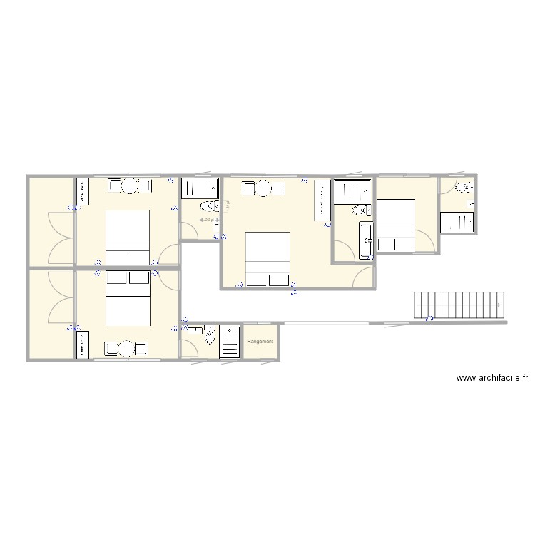 Extra 2 room vue mer. Plan de 0 pièce et 0 m2