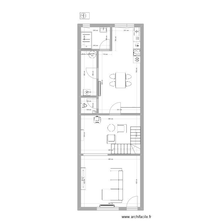 ecaussines gauche. Plan de 0 pièce et 0 m2