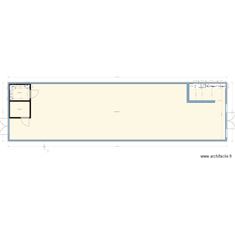 plan bar. Plan de 0 pièce et 0 m2
