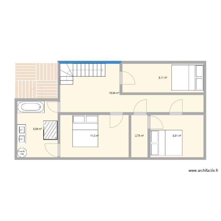 maison plutôt bien. Plan de 0 pièce et 0 m2