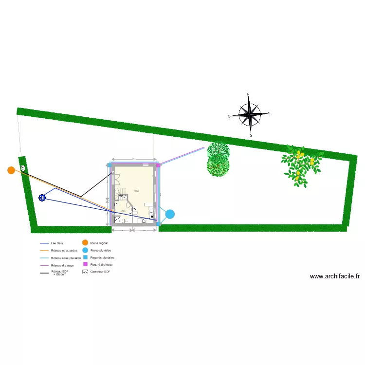 Rte de Borth&eacute;lo 09.22. Plan de 