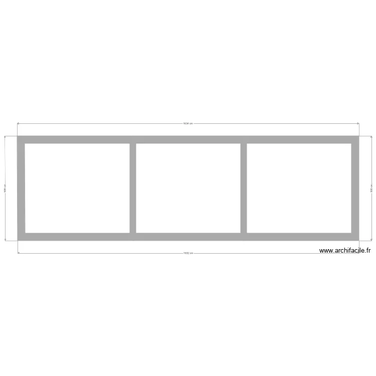 Nouveaux bungalows. Plan de 