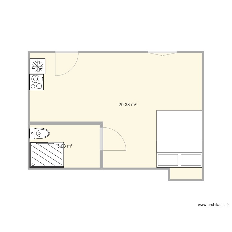 Gite. Plan de 0 pièce et 0 m2