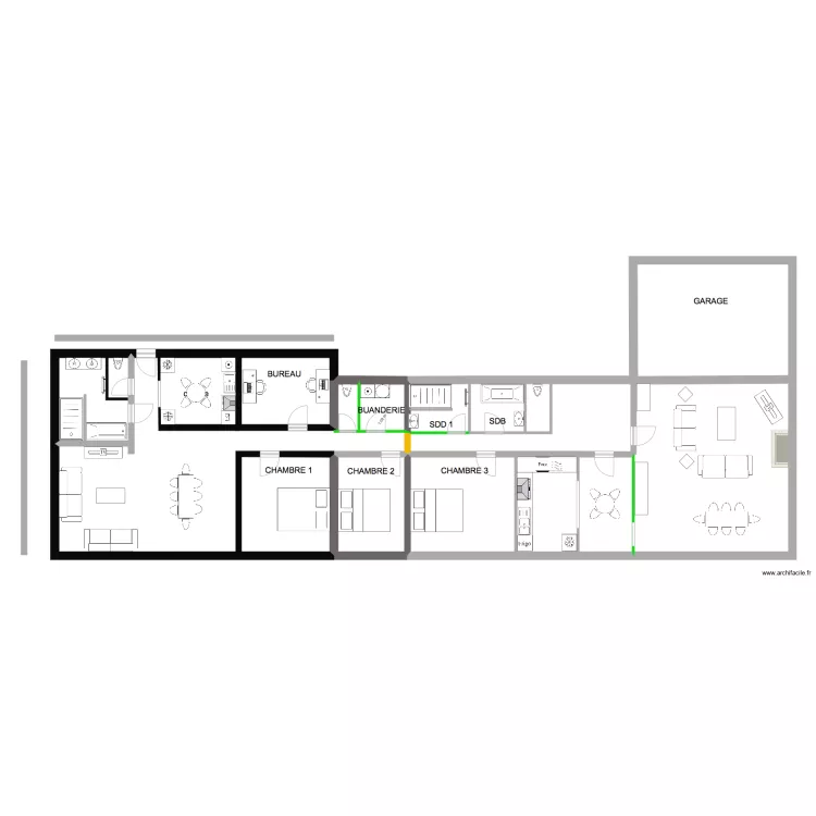 annexe vedrin premier. Plan de 